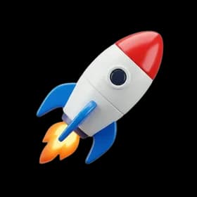 Colorful Rocket 3D